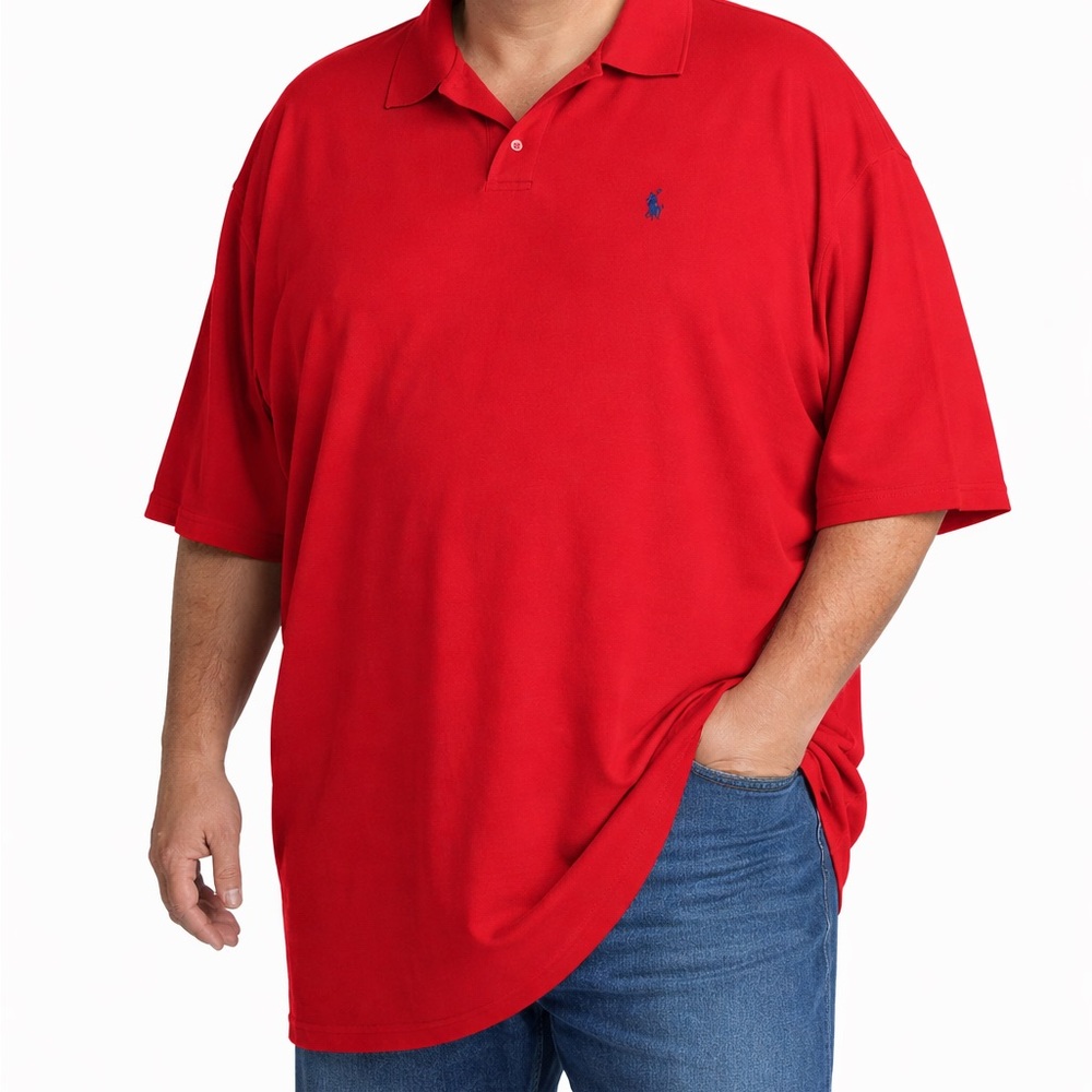 U.S Polo Assn. red polo size 4xlt